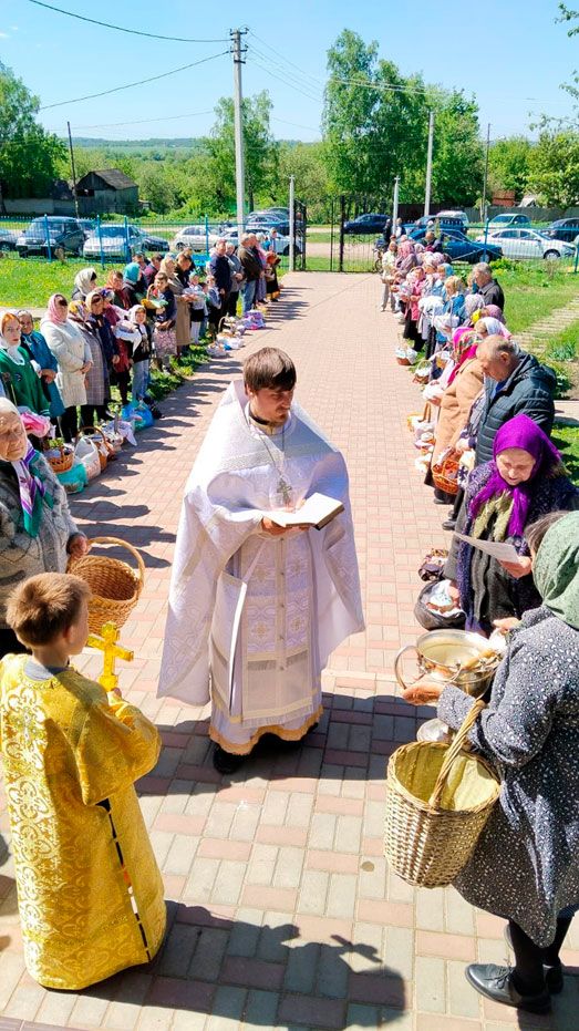 Освящение куличей